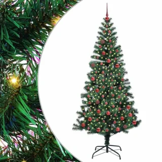vidaXL kunststof kerstboom groen 210 cm