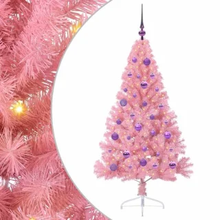 vidaXL kunststof kerstboom roze 150 cm