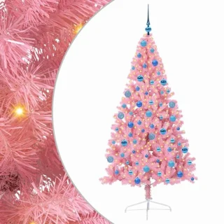 vidaXL kunststof kerstboom roze 180 cm