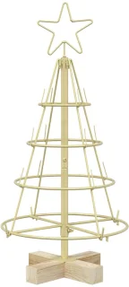 vidaXL Kuopio kerstboom 60 cm staal goud