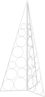 vidaXL Kuopio metalen kerstboom 100 cm staal wit
