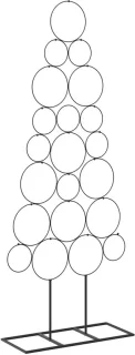 vidaXL KUOPIO metalen kerstboom 125 cm staal zwart