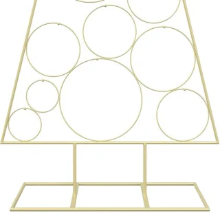 vidaXL Kuopio metalen kerstboom 150 cm in goud