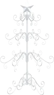 vidaXL Kuopio metalen kerstboom 90 cm staal wit