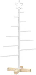 vidaXL KUOPIO metalen kerstboom 90 cm – wit