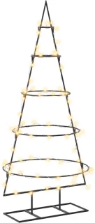vidaXL KUOPIO metalen kerstboom met standaard, 125 cm
