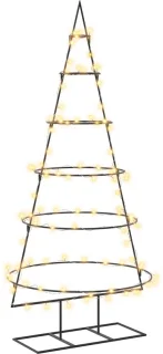 vidaXL Kuopio metalen kerstboom met standaard 150 cm