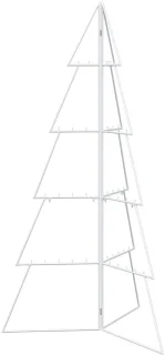 vidaXL Kuopio metalen kerstboom van staal, wit, 140 cm