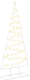 vidaXL KUOPIO metalen kerstboom - wit