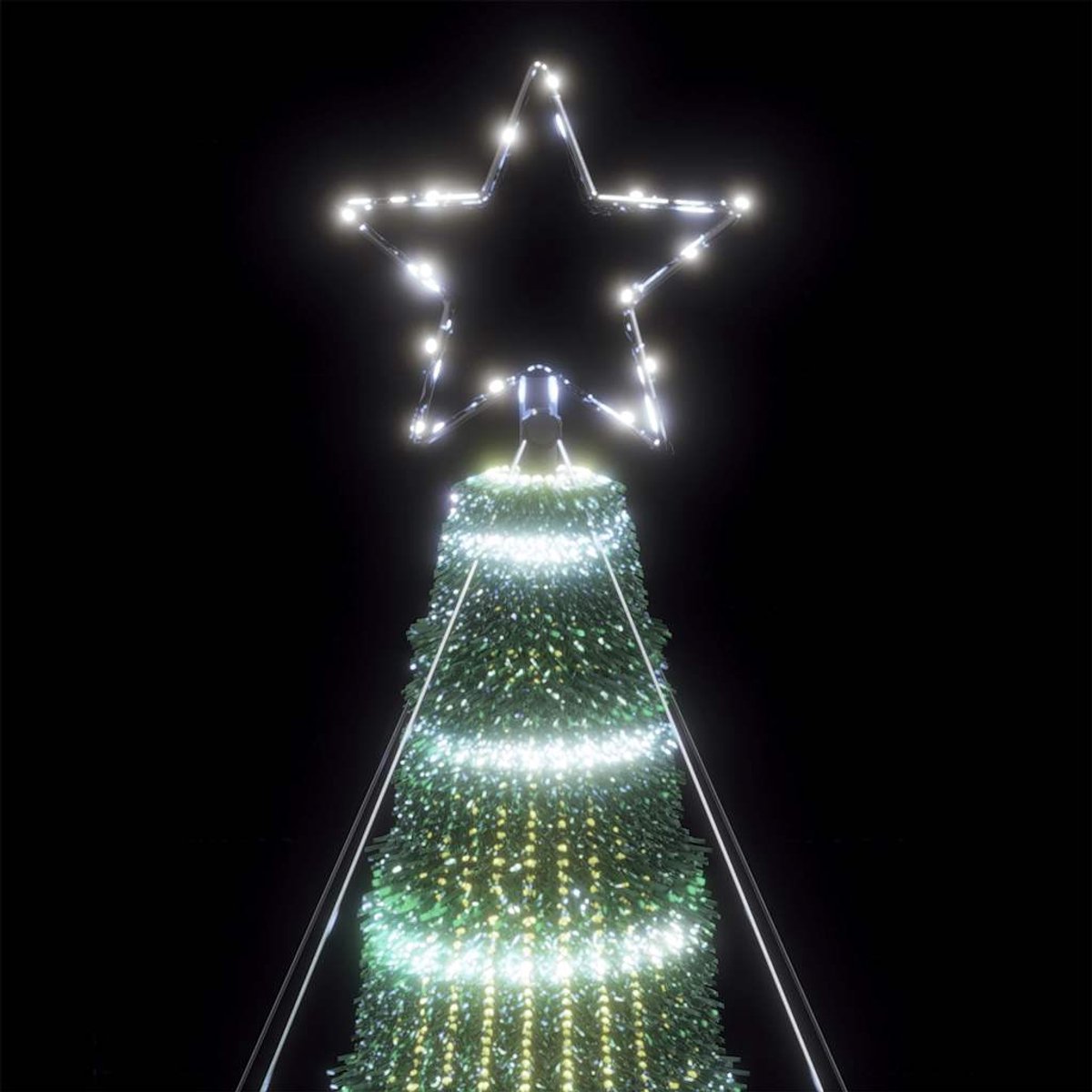 vidaXL LED Kerstboom 1028 LEDs 403 cm
