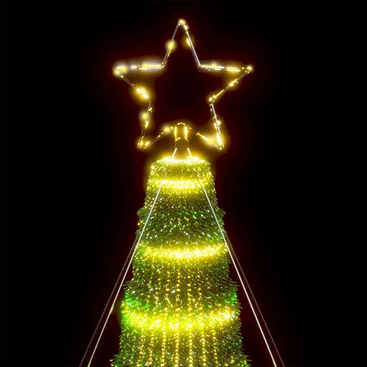 vidaXL LED Kerstboom 1028 LEDs 403 cm warm wit