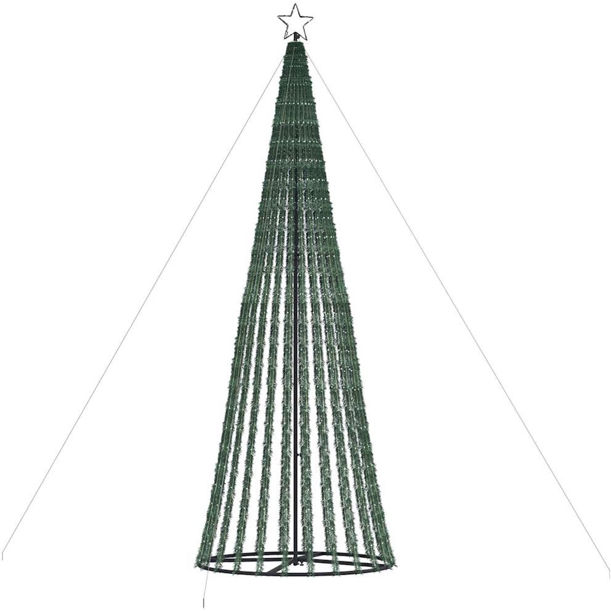 vidaXL LED Kerstboom 1028 LEDs 403 cm warm wit