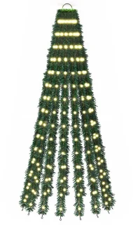 vidaXL LED-kerstboom 150 cm groen