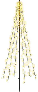 vidaXL LED-kerstboom 165 cm