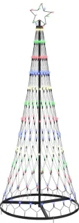 vidaXL LED-kerstboom 180 cm metaal