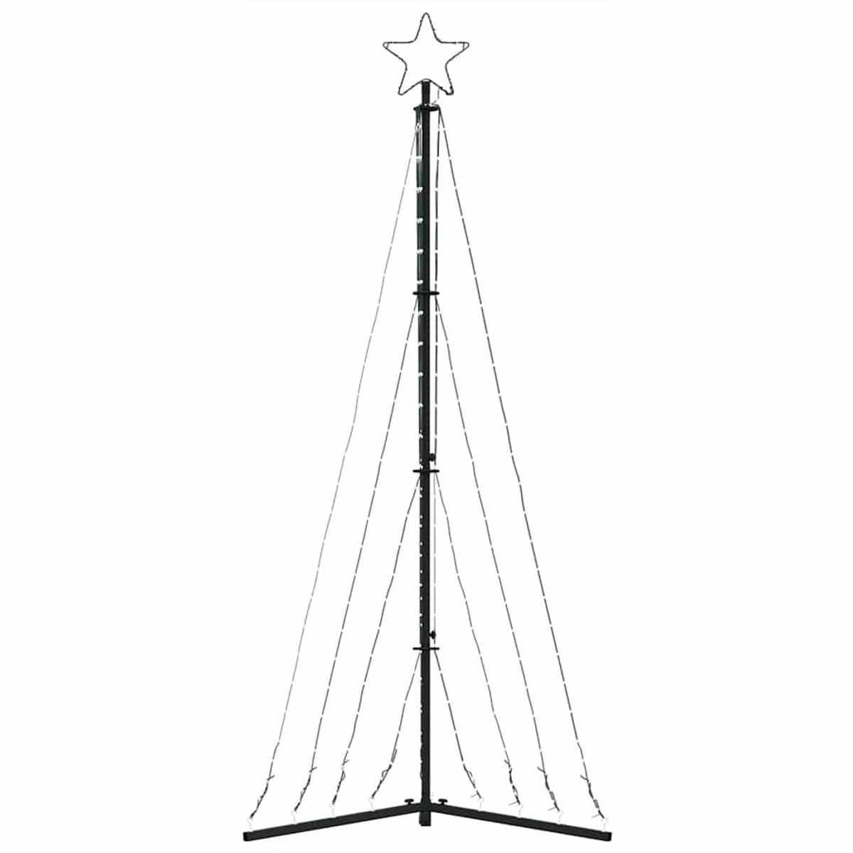 vidaXL LED-kerstboom 182 cm 339 LEDs warm wit