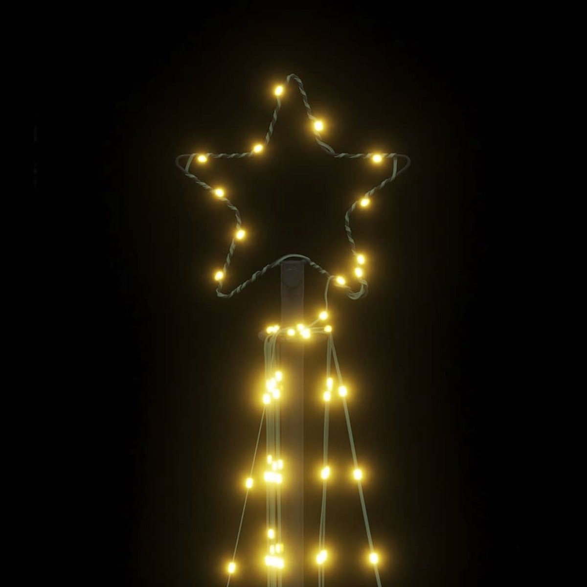 vidaXL LED-kerstboom 182 cm 339 LEDs warm wit