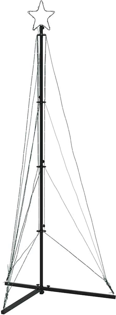 vidaXL LED kerstboom 182 cm 363 LEDs koud wit
