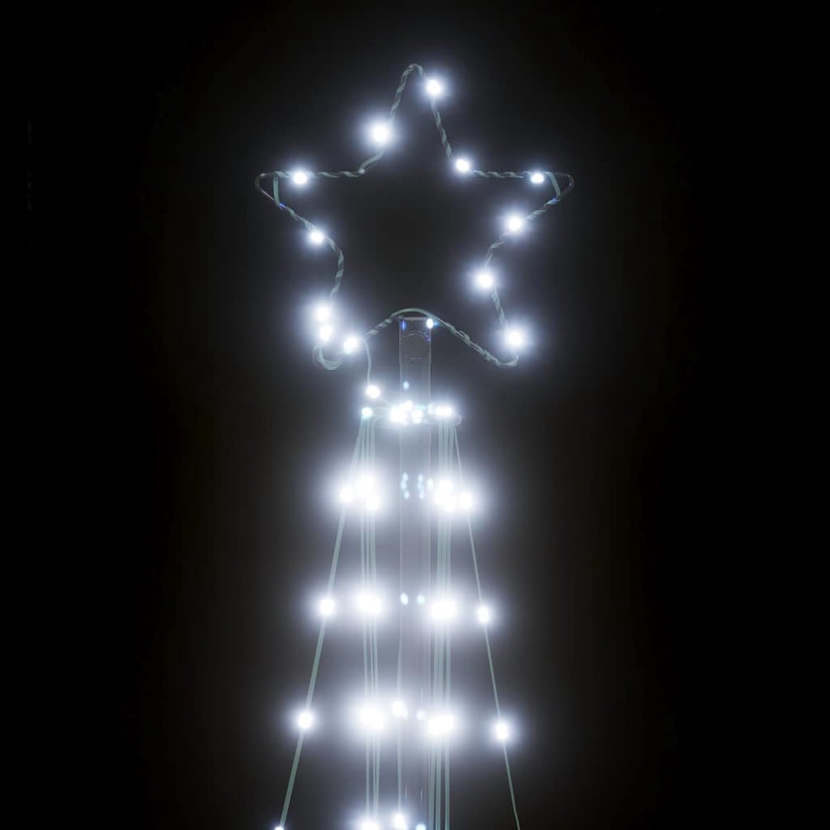 vidaXL LED kerstboom 182 cm 363 LEDs koud wit