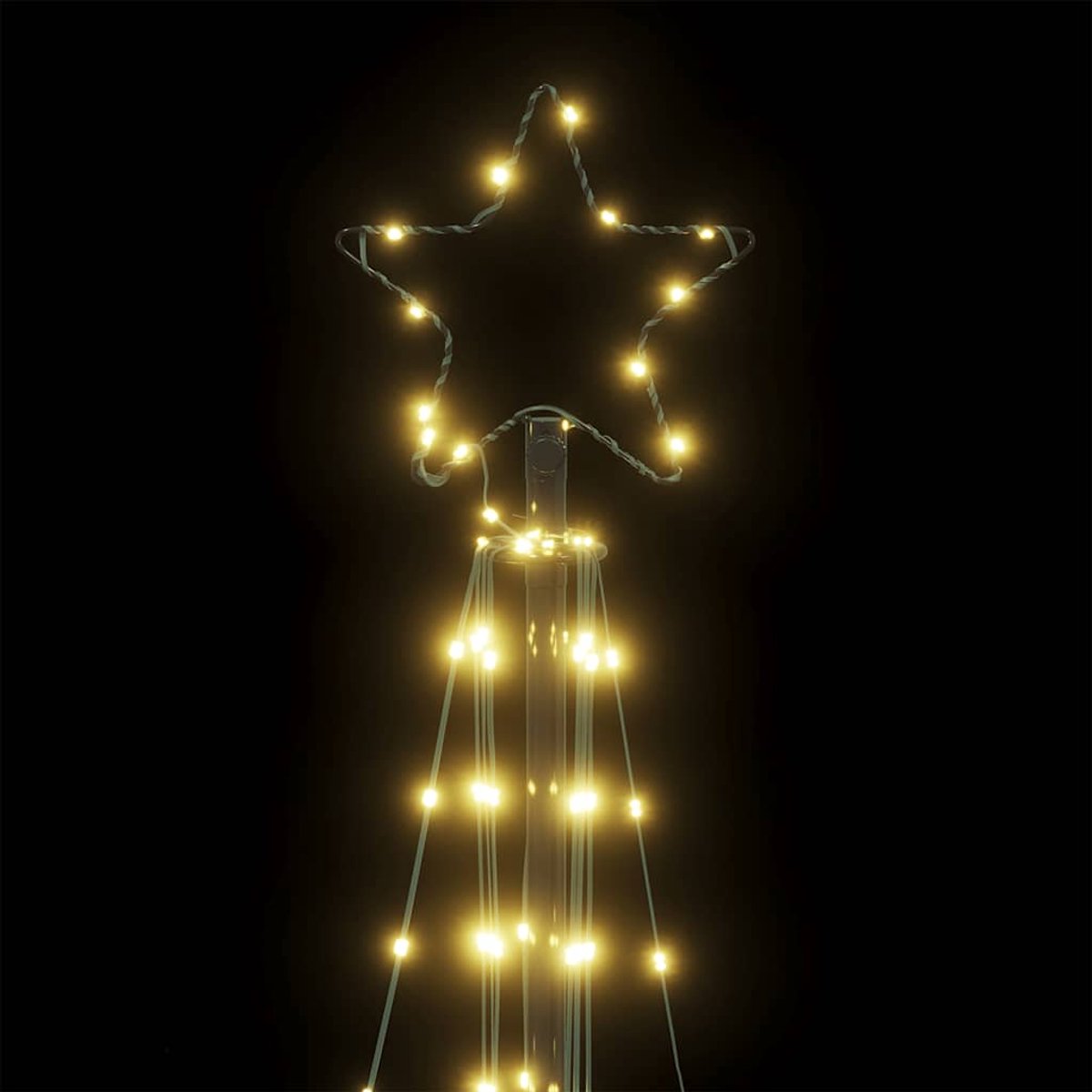 vidaXL LED Kerstboom 182 cm Warm Wit