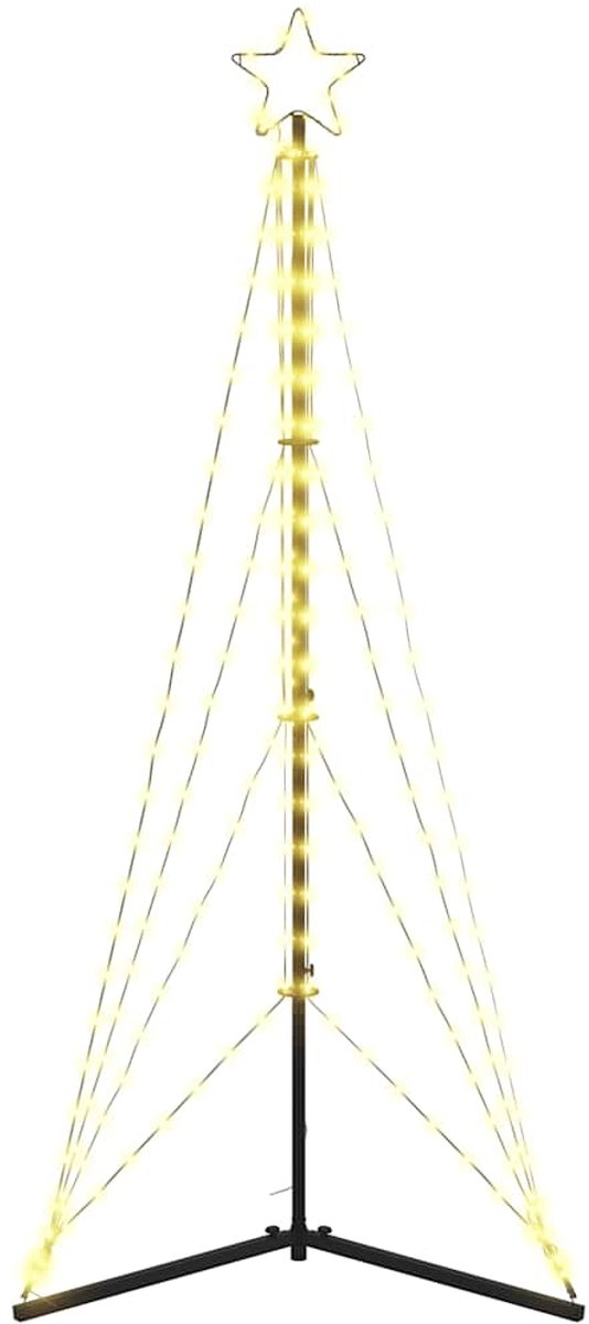 vidaXL LED Kerstboom 182 cm Warm Wit