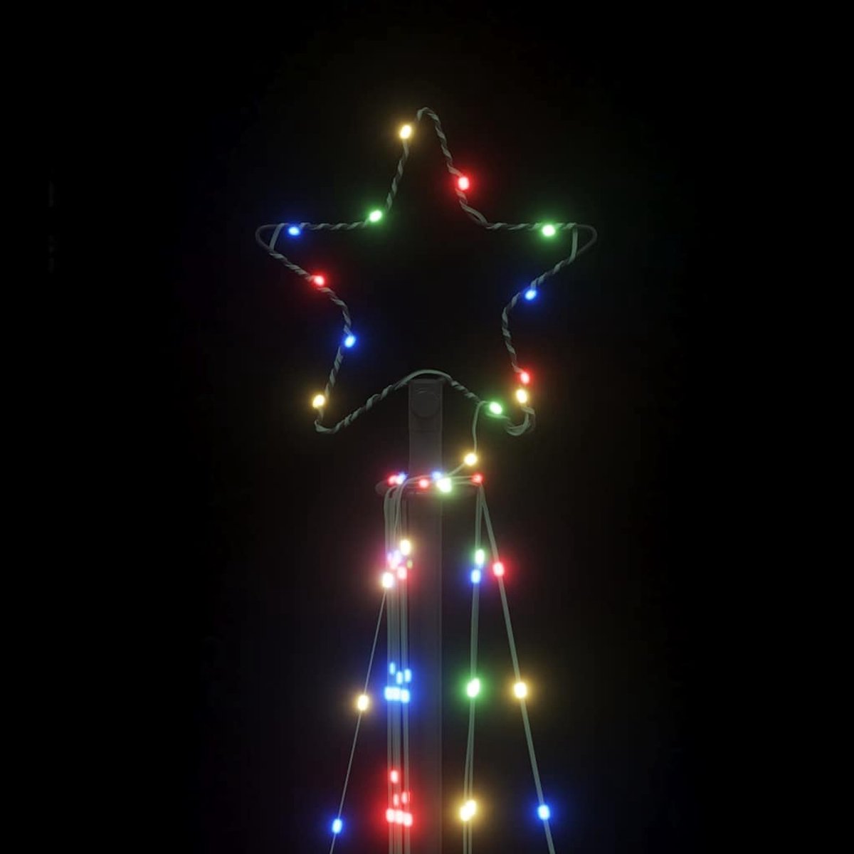 vidaXL LED-kerstboom 187 cm 339 LEDs