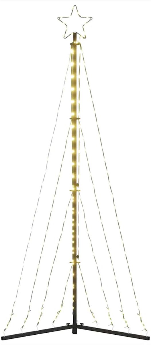 vidaXL LED-kerstboom 187 cm 339 LEDs warm wit