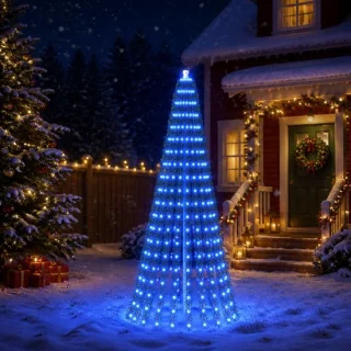 vidaXL led-kerstboom 220 cm groen