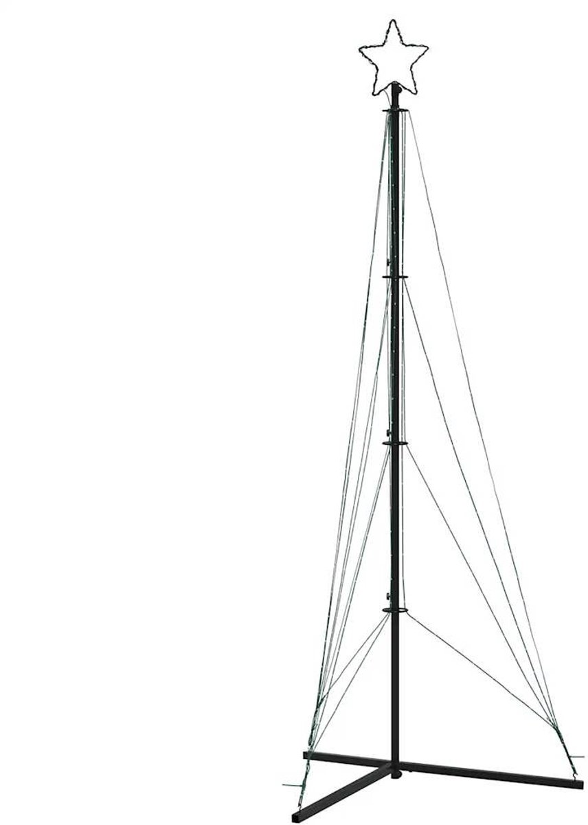 vidaXL LED-kerstboom 240 cm 483 LEDs koud wit