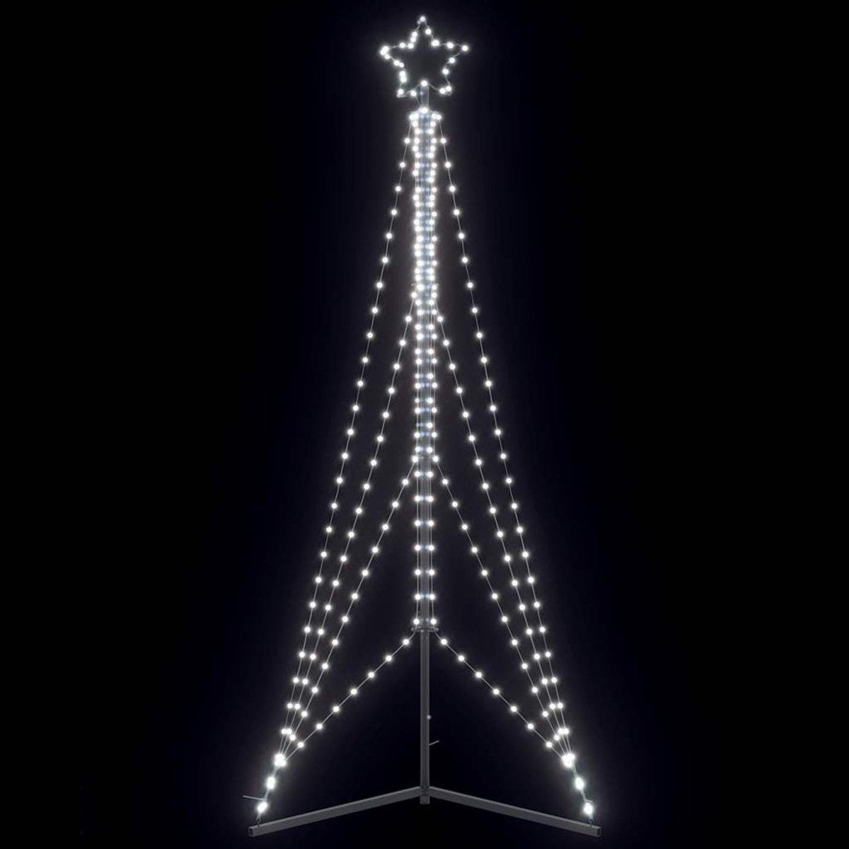vidaXL LED-kerstboom 240 cm 483 LEDs koud wit