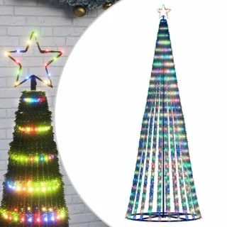 vidaXL LED-kerstboom 247 cm