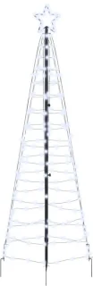 vidaXL LED-kerstboom 250 cm, staal