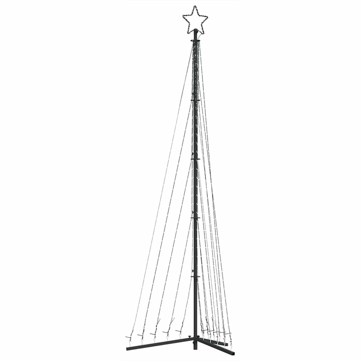 vidaXL LED-kerstboom 300,5 cm koud wit 495 LEDs