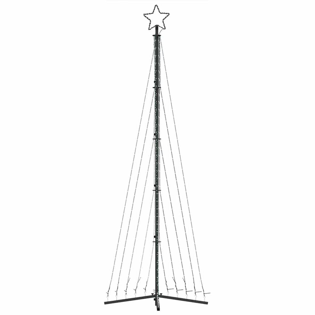 vidaXL LED-kerstboom 300,5 cm koud wit 495 LEDs