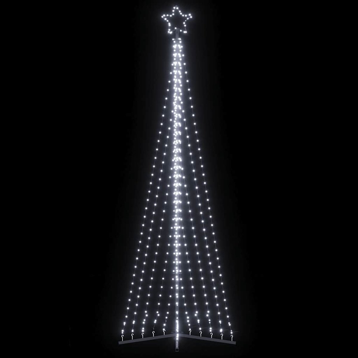 vidaXL LED-kerstboom 300,5 cm koud wit 495 LEDs