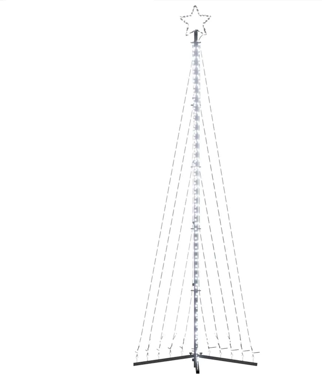 vidaXL LED-kerstboom 300,5 cm koud wit 495 LEDs