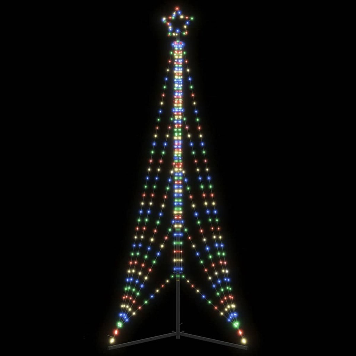 vidaXL LED-kerstboom 302 cm 525 LEDs