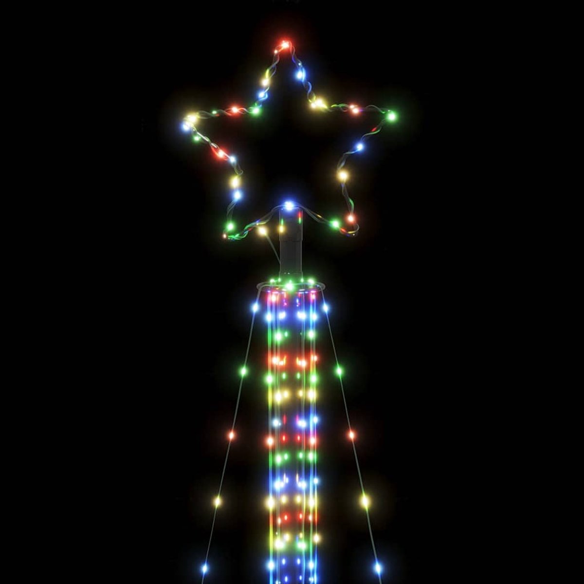 vidaXL LED-kerstboom 302 cm 525 LEDs