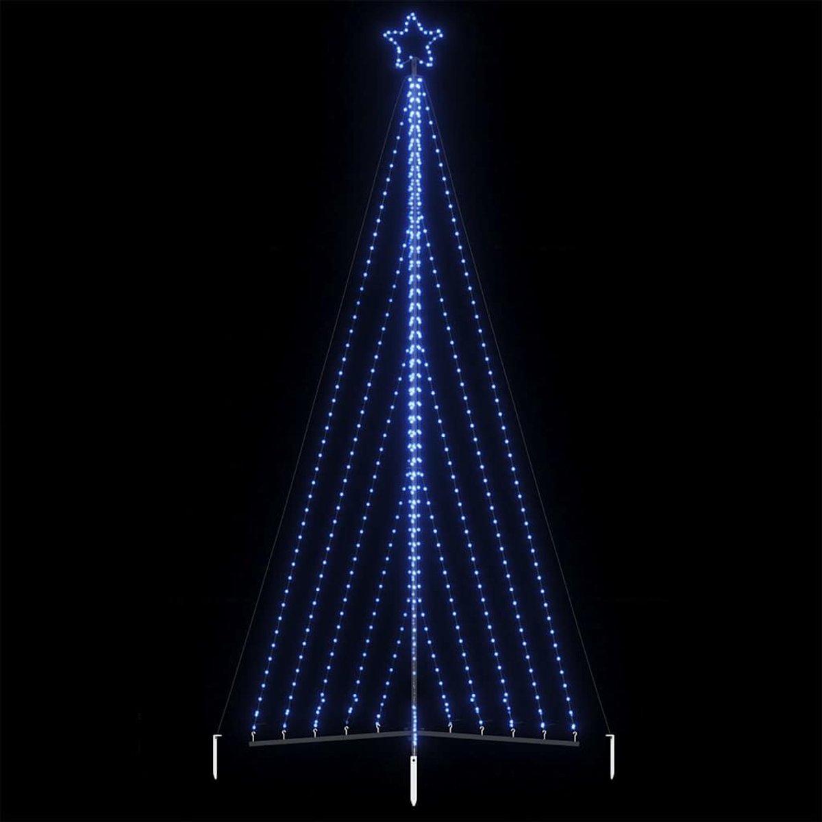 vidaXL LED-kerstboom 399 cm blauw