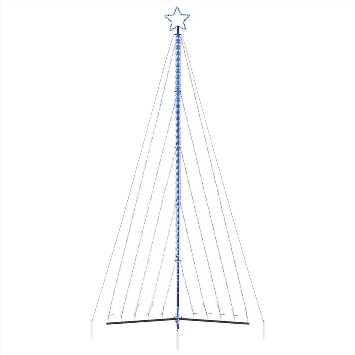 vidaXL LED-kerstboom 399 cm blauw