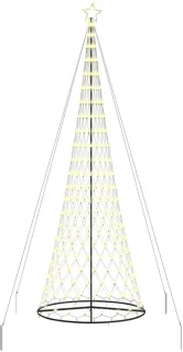 vidaXL led-kerstboom - 400 cm - metaal