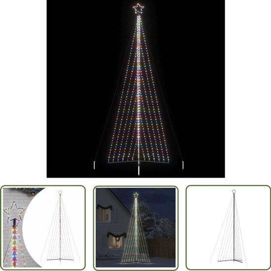 vidaXL LED-kerstboom 476 cm 789 LEDs