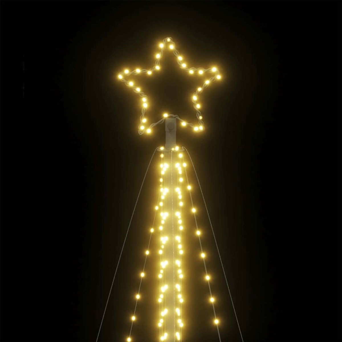 vidaXL LED-kerstboom 476 cm 789 LEDs warm wit