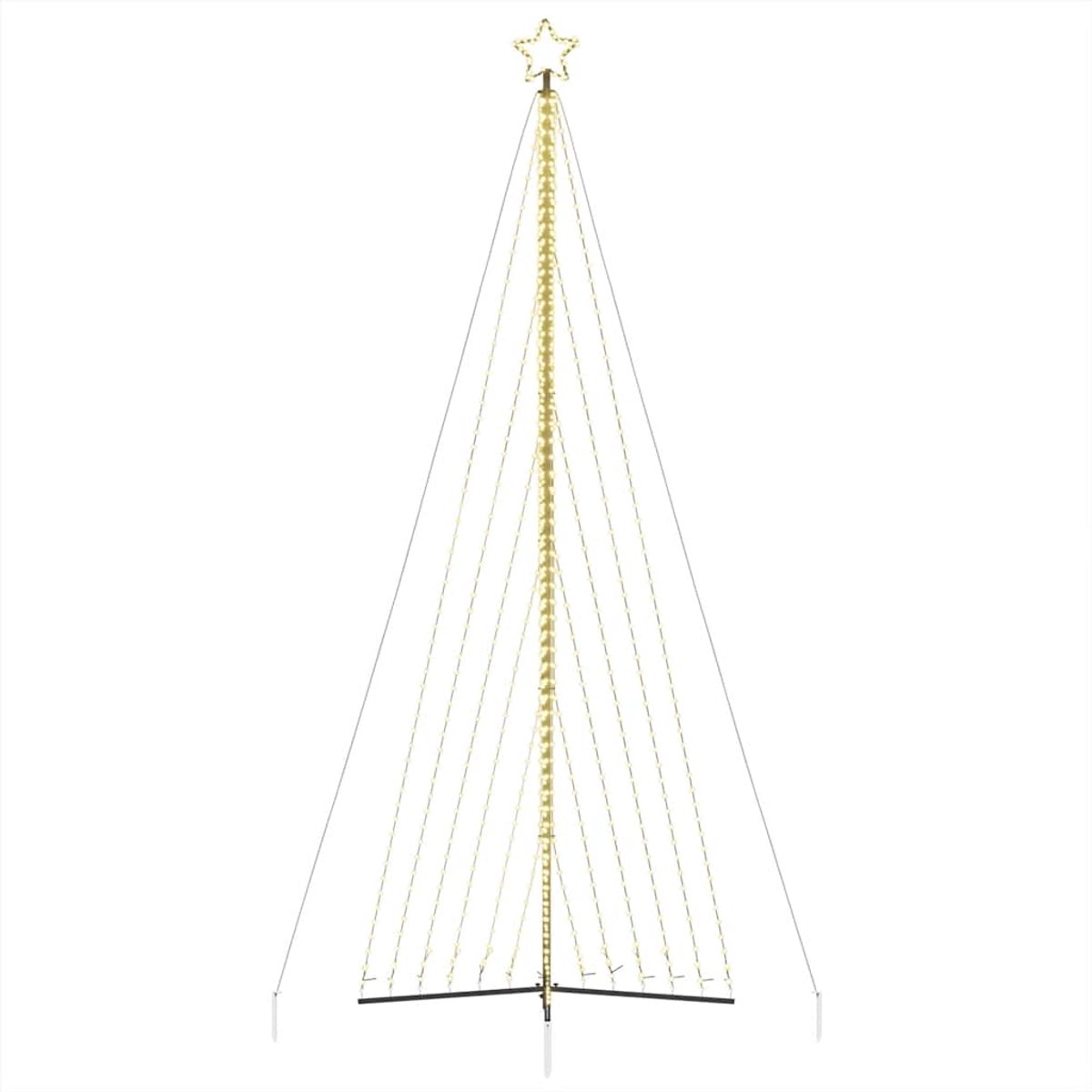 vidaXL LED-kerstboom 476 cm 789 LEDs warm wit