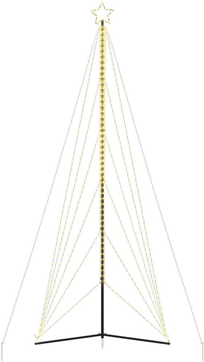 vidaXL LED kerstboom 478 cm warm wit 861 LEDs