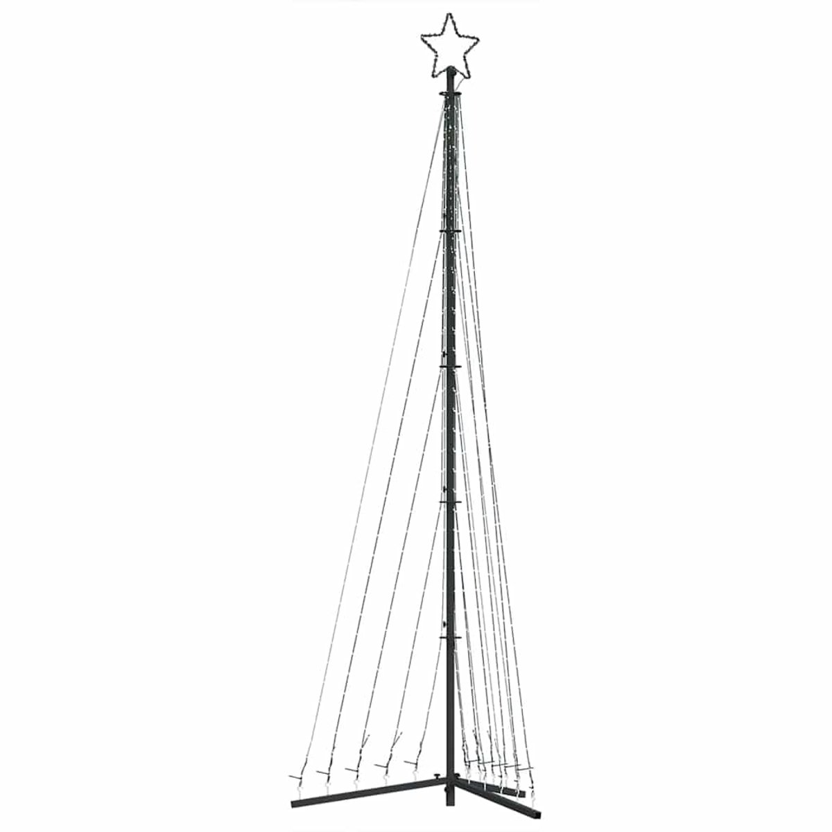 vidaXL LED-kerstboom 495 LEDs 300,5 cm blauw