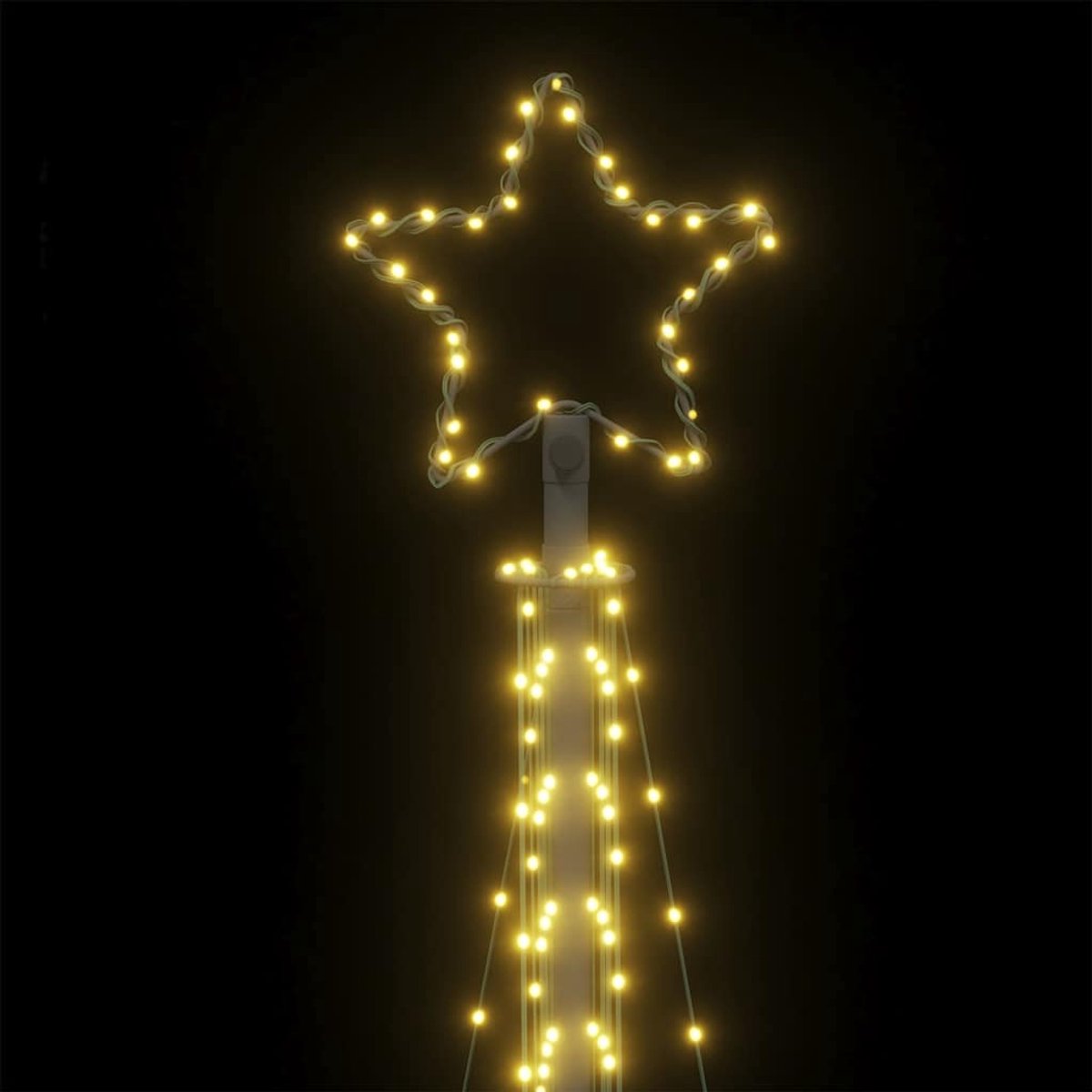 vidaXL LED-kerstboom 495 LEDs warm wit 300,5 cm
