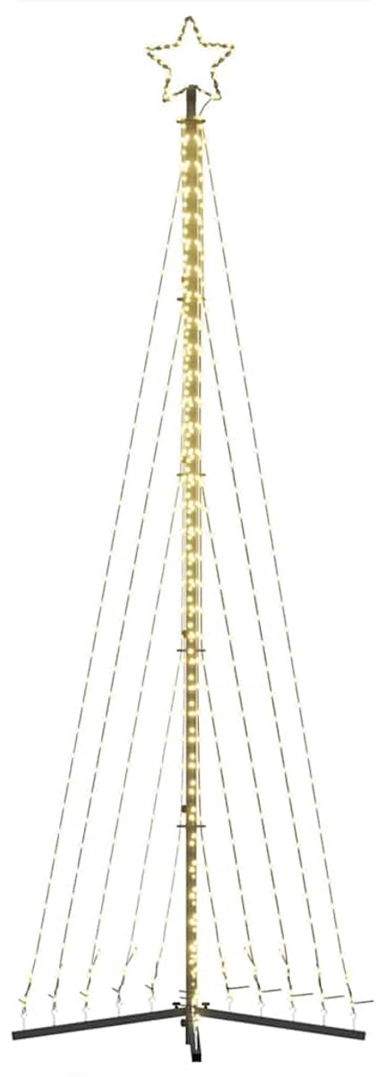 vidaXL LED-kerstboom 495 LEDs warm wit 300,5 cm