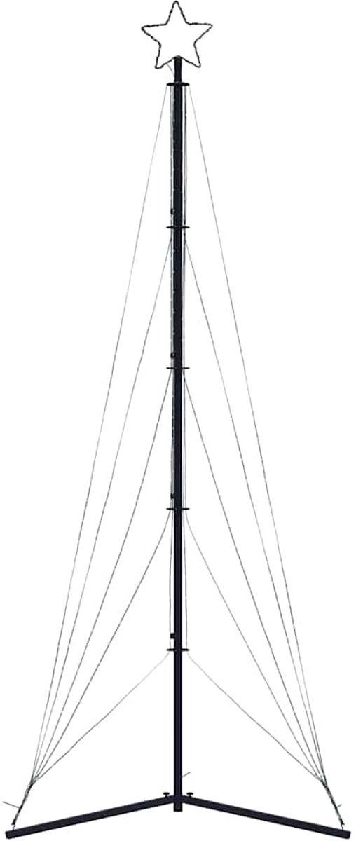 vidaXL LED kerstboom 525 LEDs 302 cm blauw