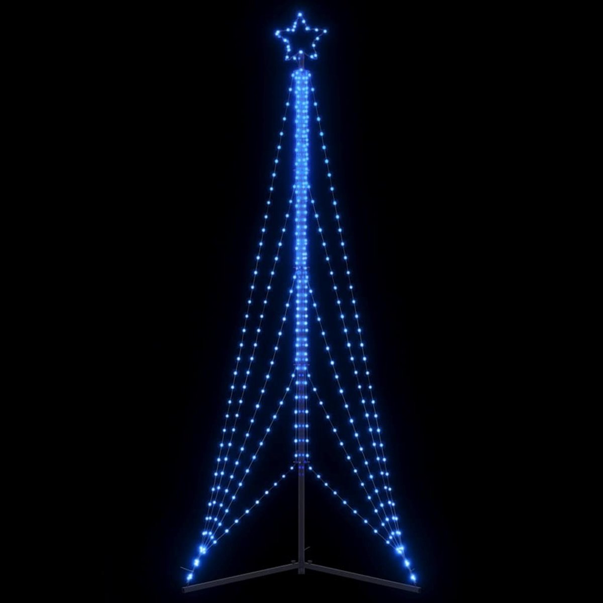 vidaXL LED kerstboom 525 LEDs 302 cm blauw